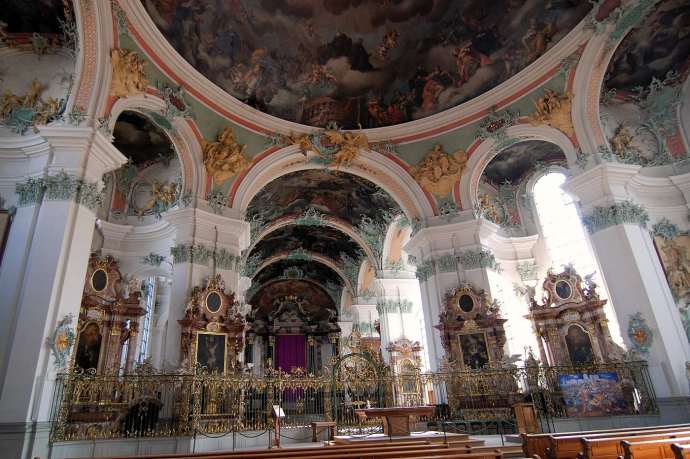 St. Galleni katedraal seest
